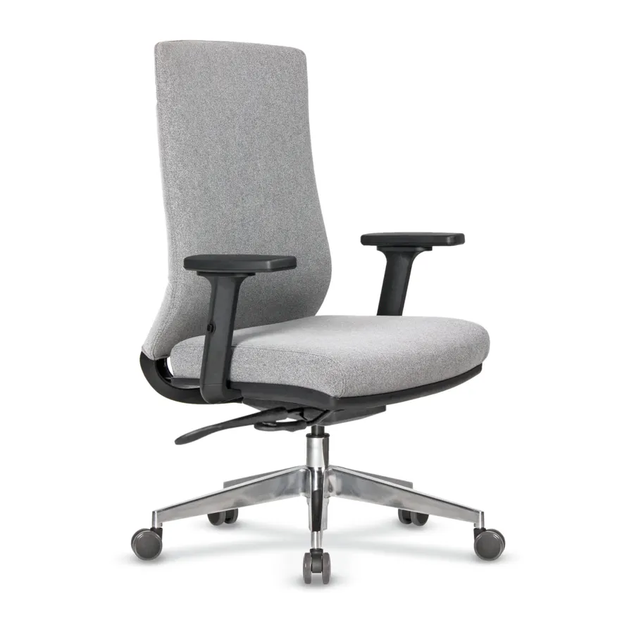 casella petra 35 petra çalışma / toplantı koltuğu metal (alüminyum) ayak · ayarlı kolçak · döşemeli sırt · kızaklı senkron